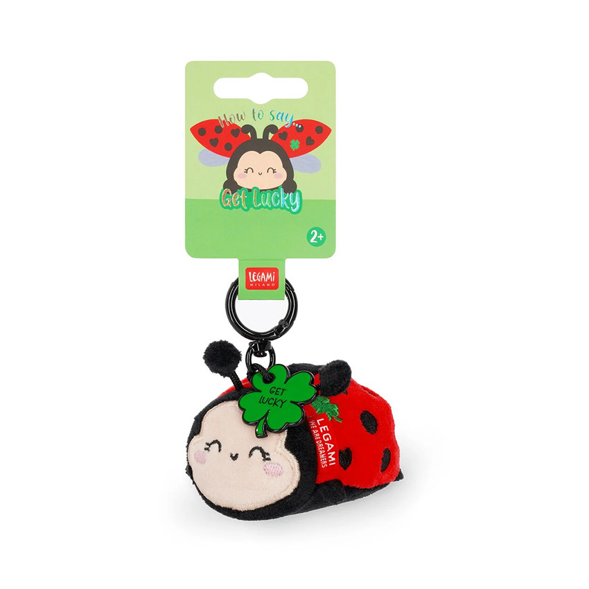 Porte-clés petite peluche Coccinelle 