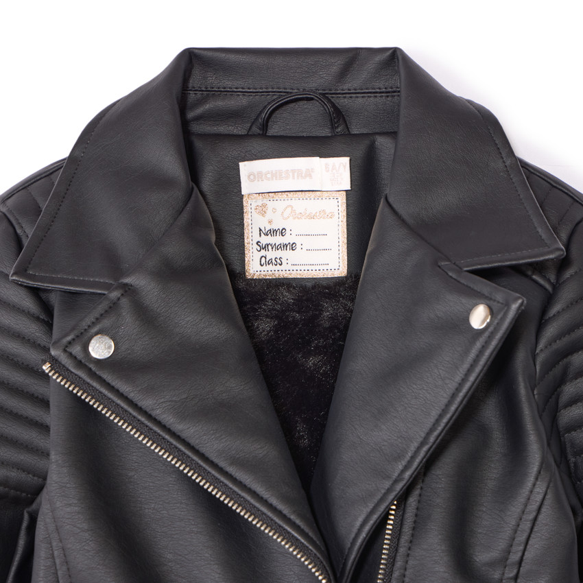 Perfecto en simili cuir doublé sherpa pour fille 