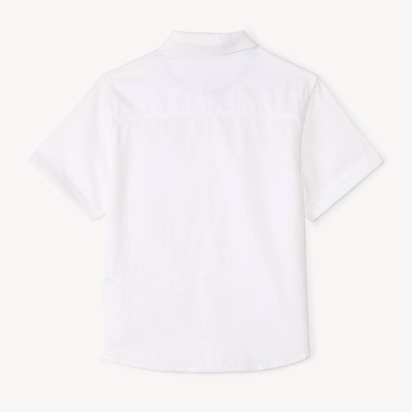 Chemise manches courtes de cérémonie + nœud papillon pour garçon 