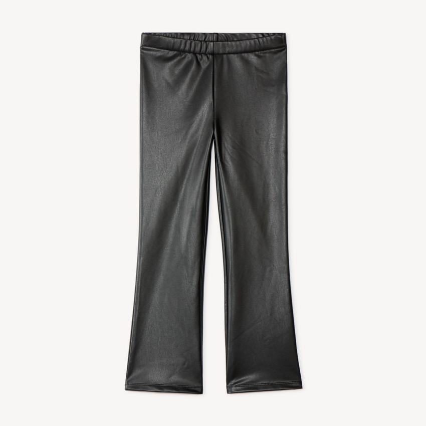 Legging trompette en simili cuir fille 