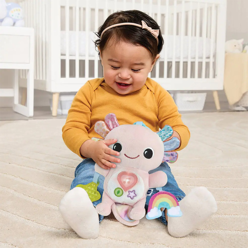 Peluche bébé Axolotl musical Eliott  