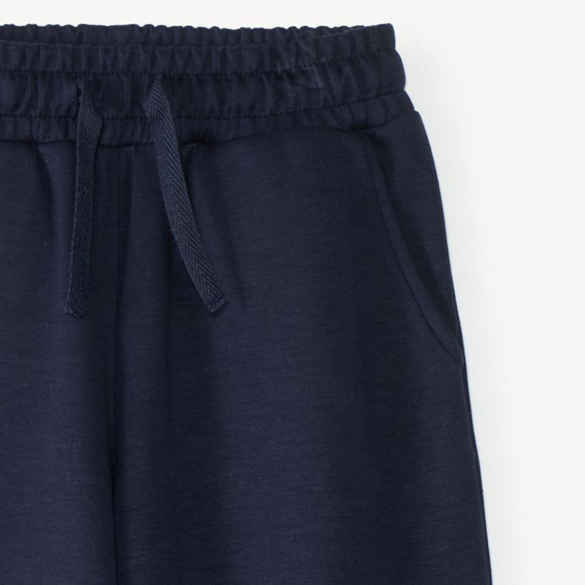 Pantalon de jogging fille coupe large uni 