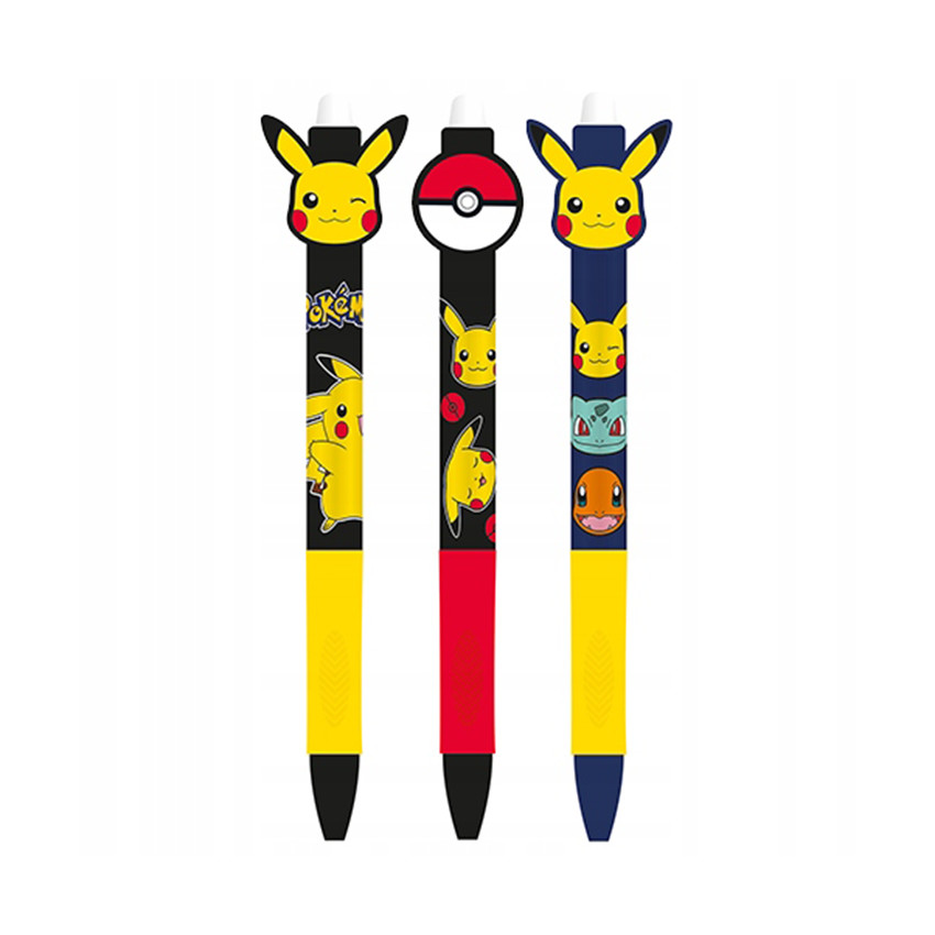 Stylo effaçable Pikachu Pokémon (modèle aléatoire) 