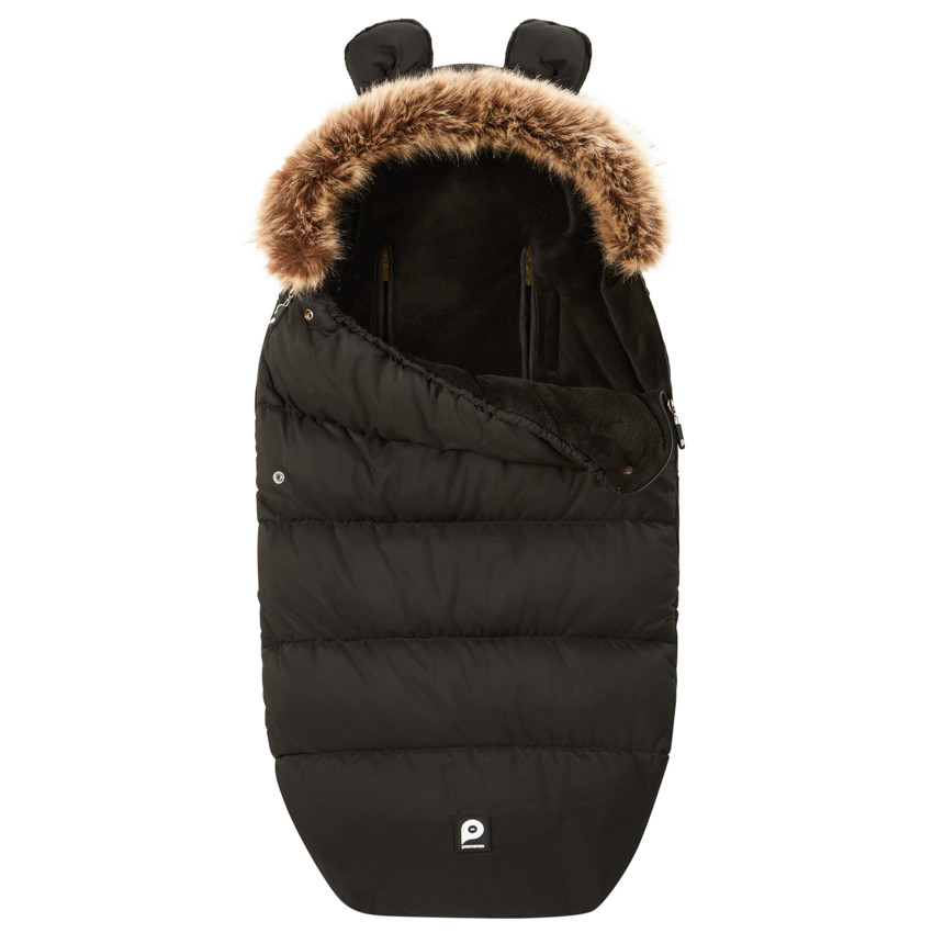 Chancelière universelle chaude doublée sherpa Nours noir 