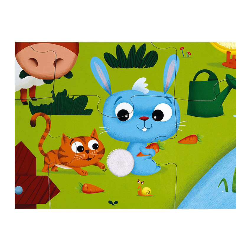 Puzzle Tactile Ferme 