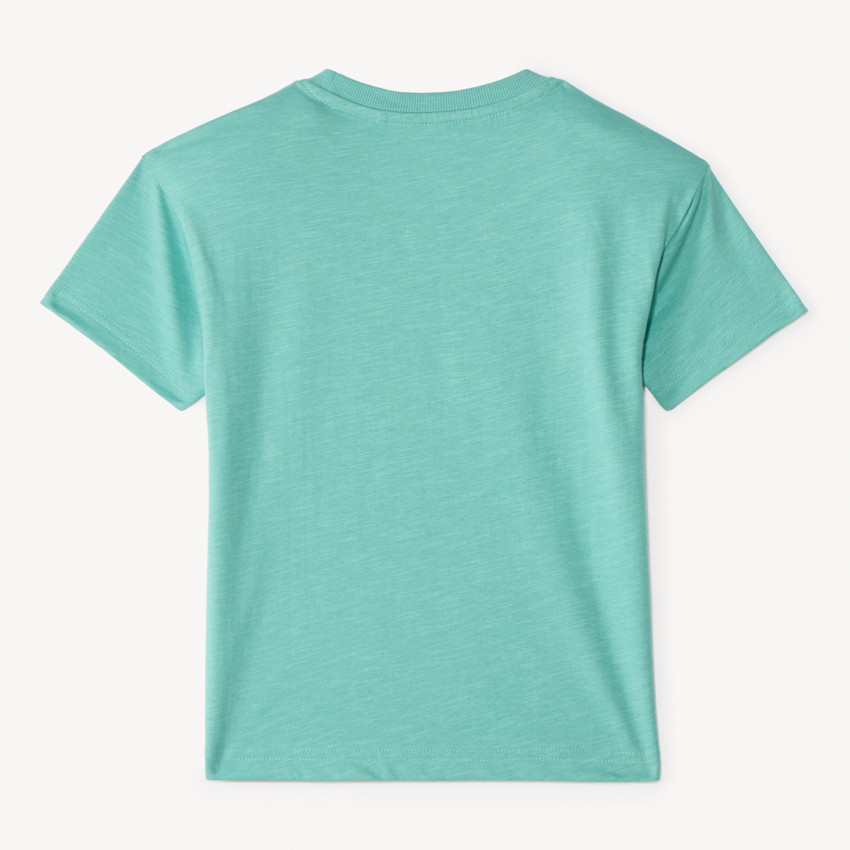 T-shirt manches courtes print tropical fantaisie pour garçon 