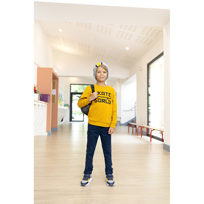 Bonnet en tricot print street rider pour garçon 