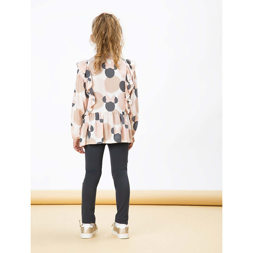 Pantalon milano patchs brodés Minnie Disney pour fille 