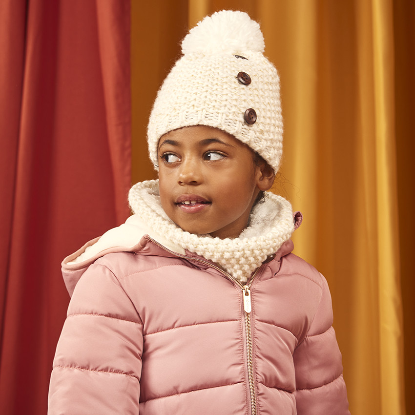 Doudoune matelassee et doublee micropolaire pour fille Orchestra