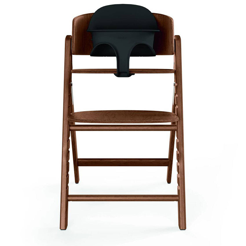 Chaise haute évolutive Click & Fold 3-en-1 All Natural Dark 