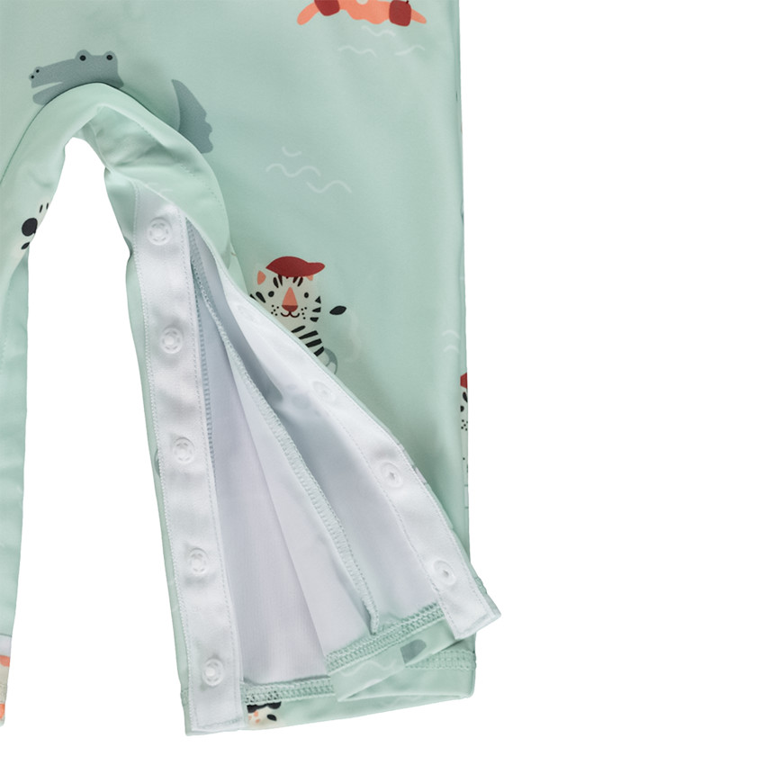 Combinaison de bain anti-UV imprimée pour bébé garçon 