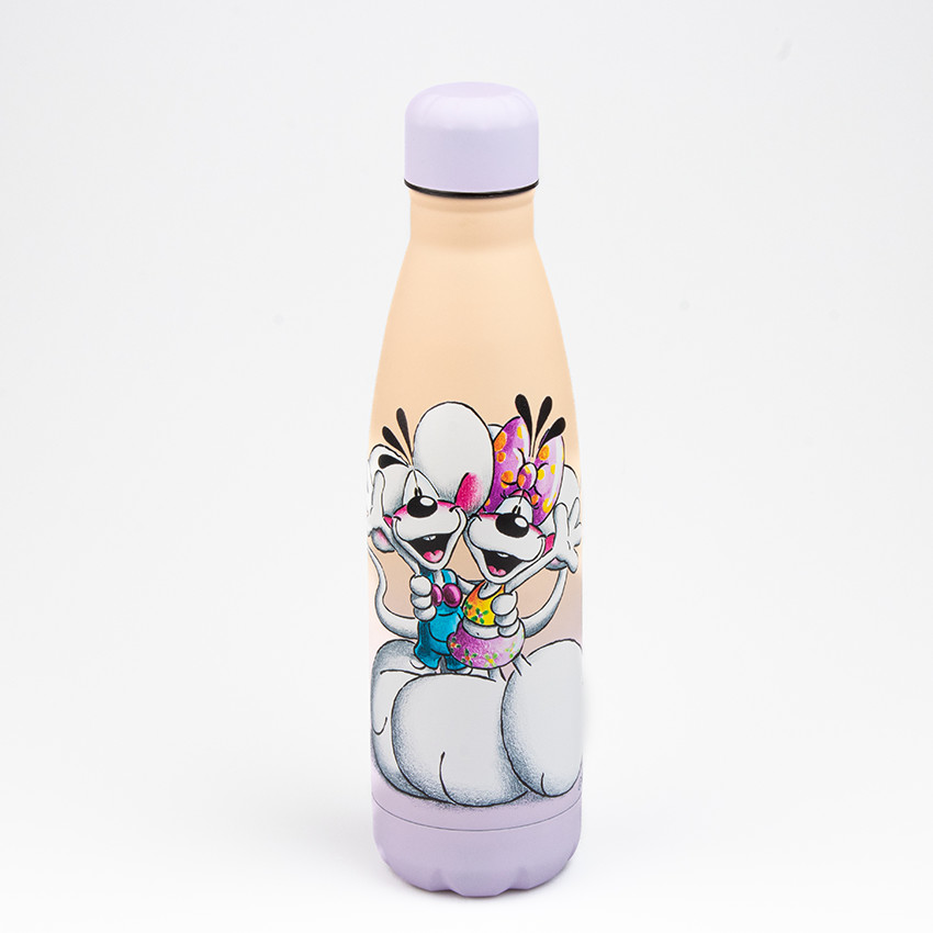 Gourde en inox Diddl et ses Amis - 500 ml (Modèle Aléatoire) 