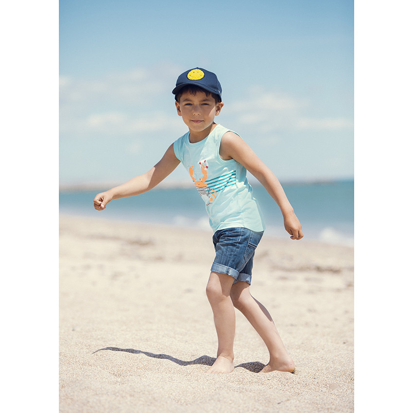 Casquette en twill avec SmileyWorld en bouclette 