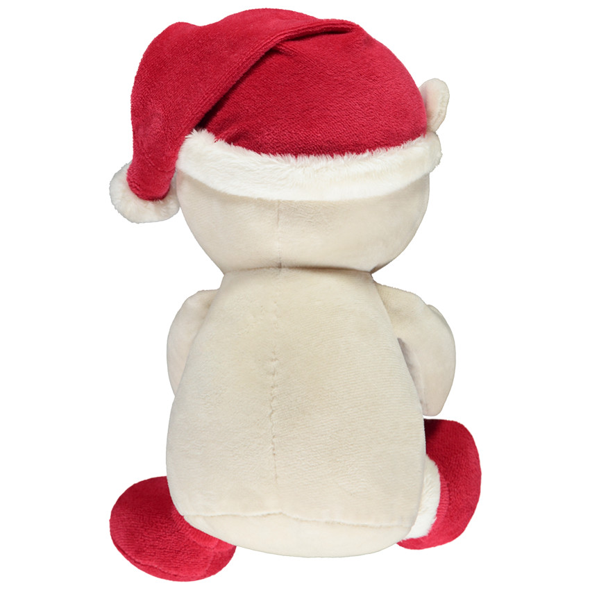Peluche ourson de Noël en sherpa pour bébé 
