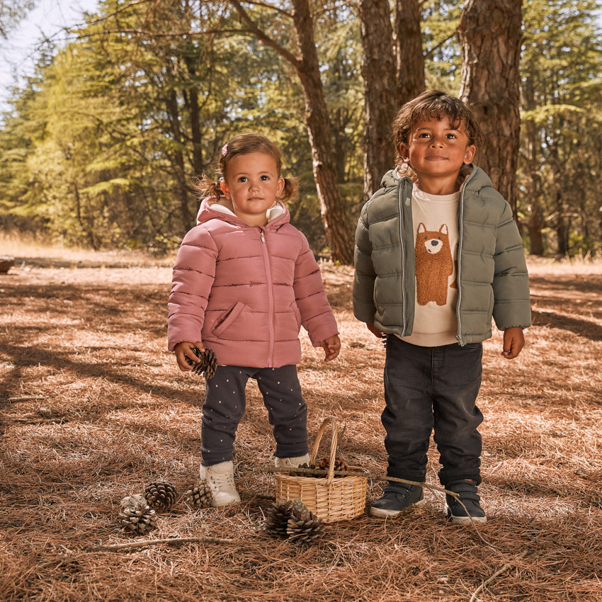 Sweat molleton avec broderie loop animal pour bébé garçon  