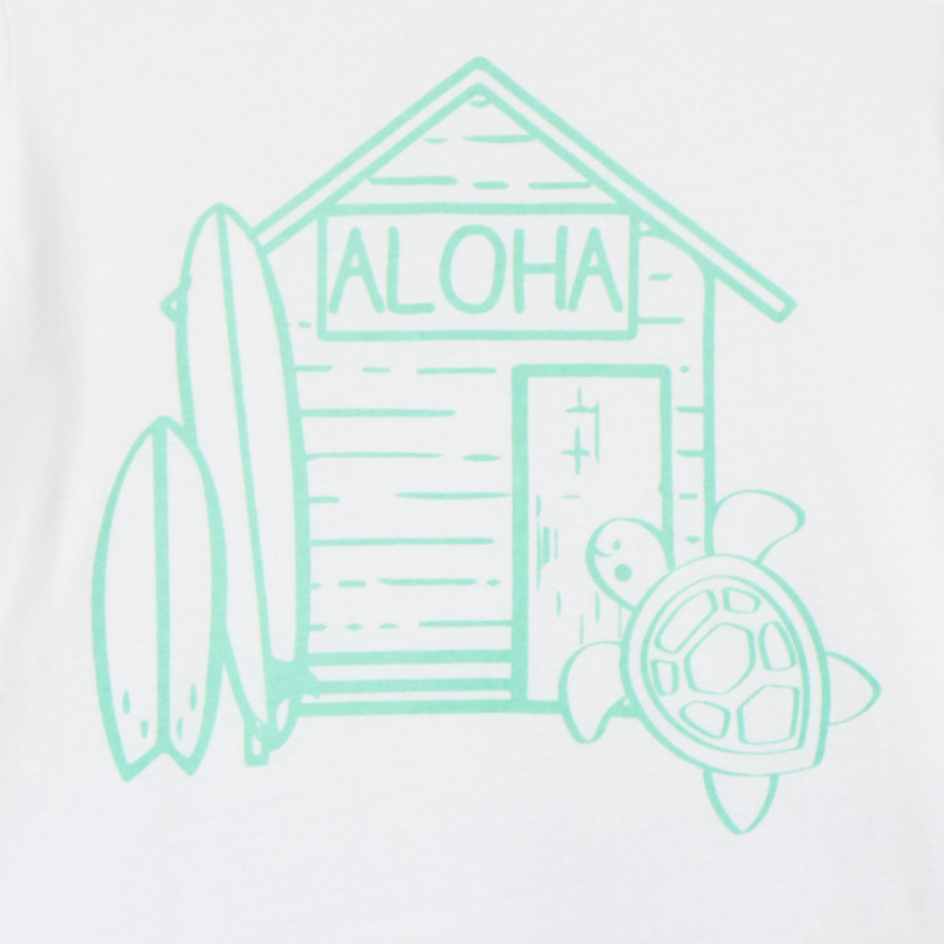 Ensemble 2 pièces t-shirt manches courtes + short fantaisie pour bébé garçon 