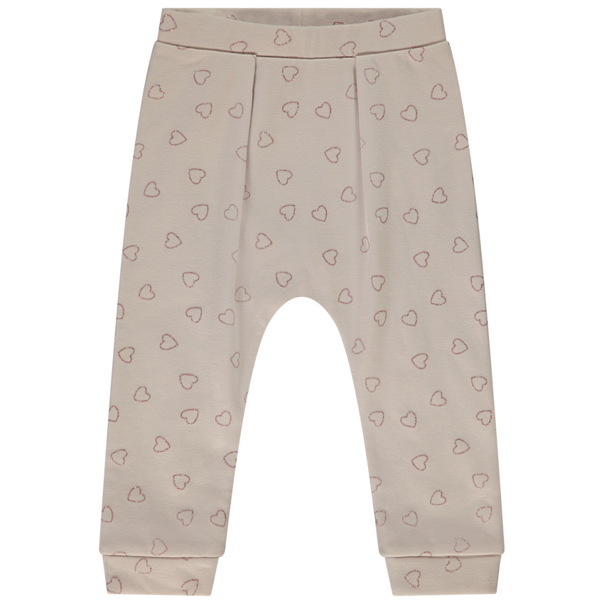 Jogging imprimé cœurs pailletés pour bébé fille 