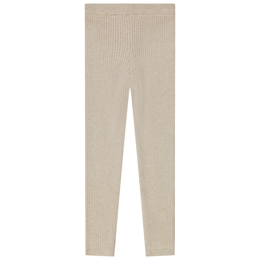 Legging en tricot effet côtelé fille 