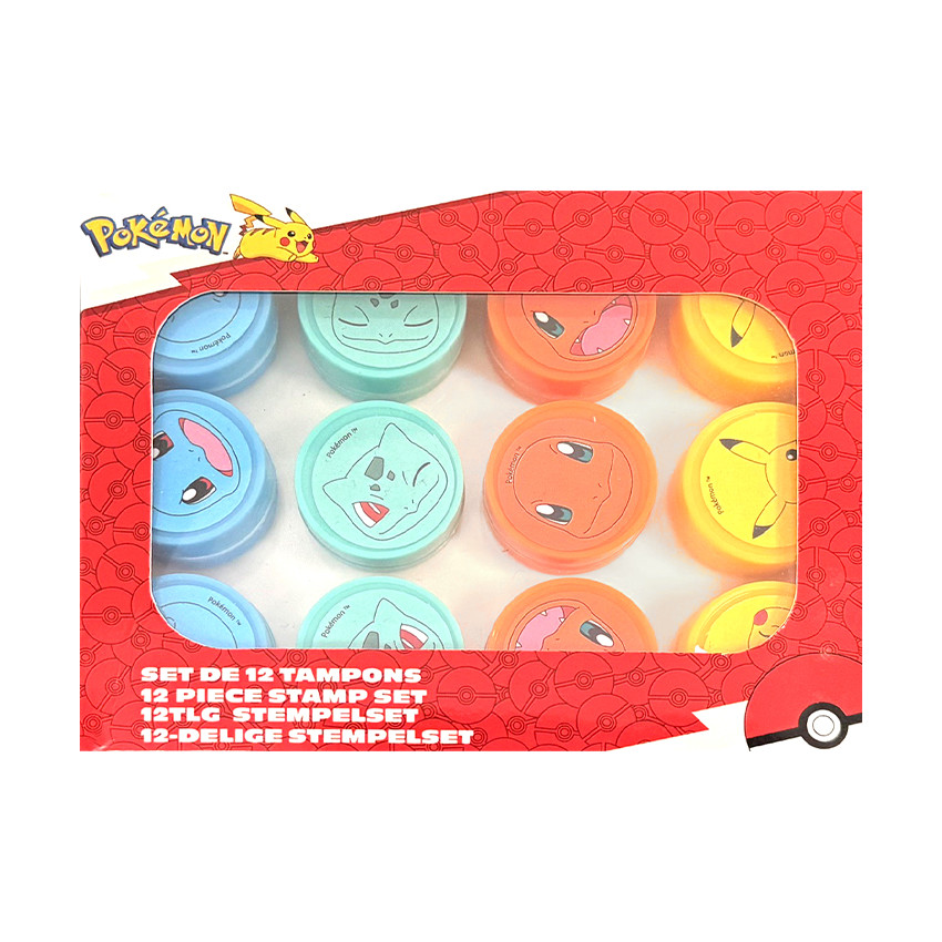 Set de 12 tampons Pokémon 
