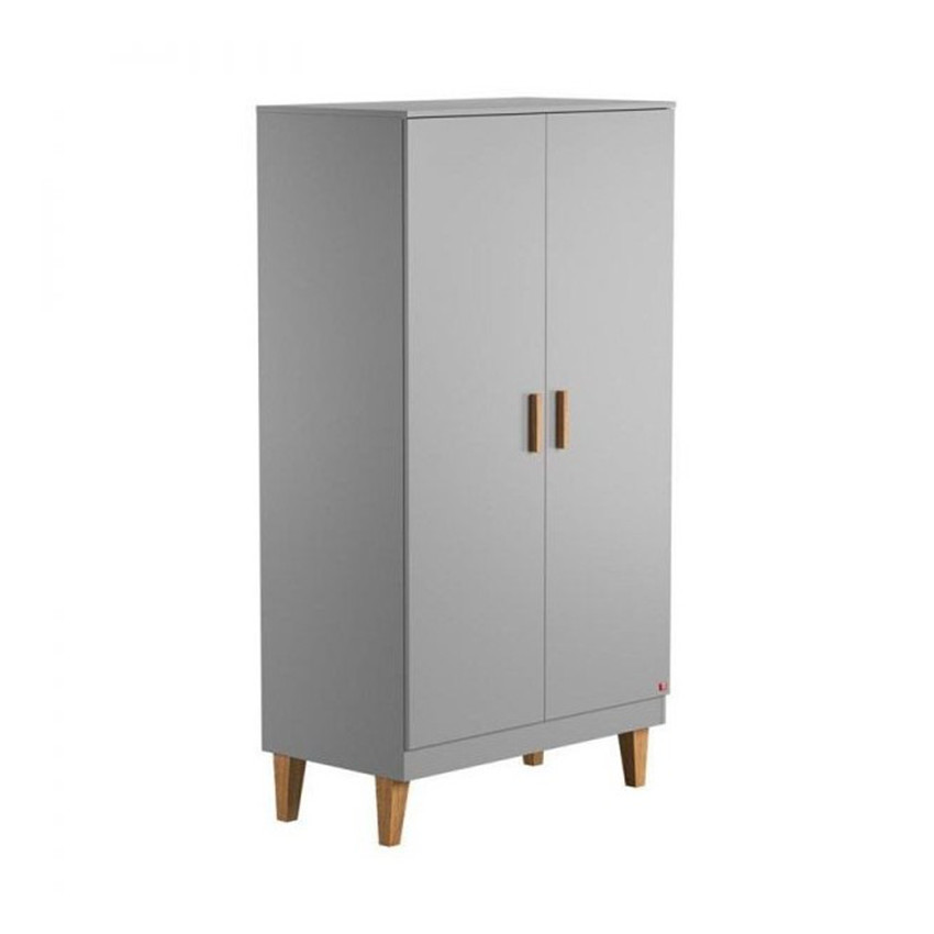 Armoire Lounge 2 portes - Gris 