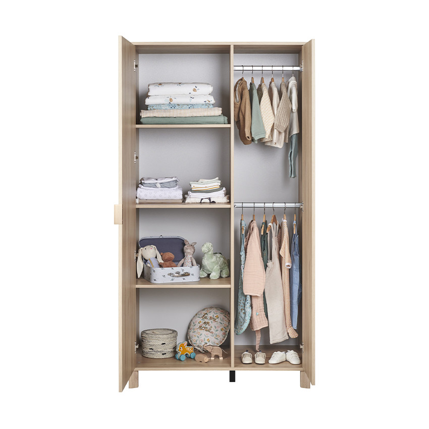 Armoire à 2 portes Calypso chêne du bocage 