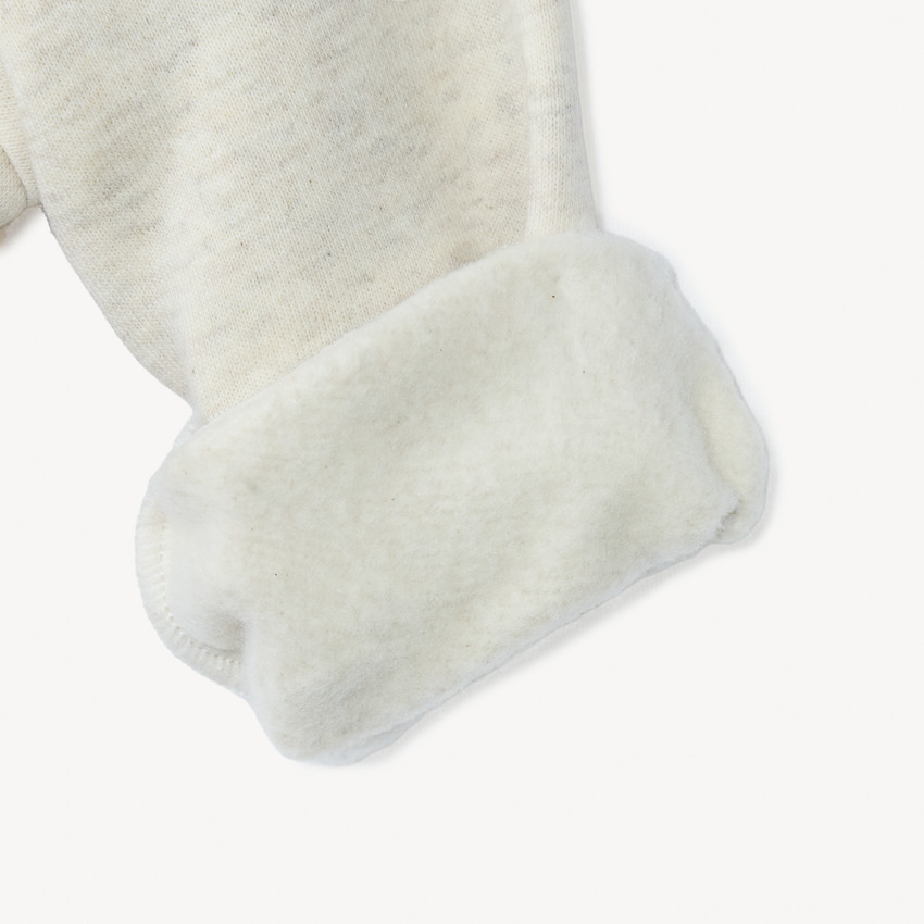 Sweat ludique bi-matière pour bébé garçon 