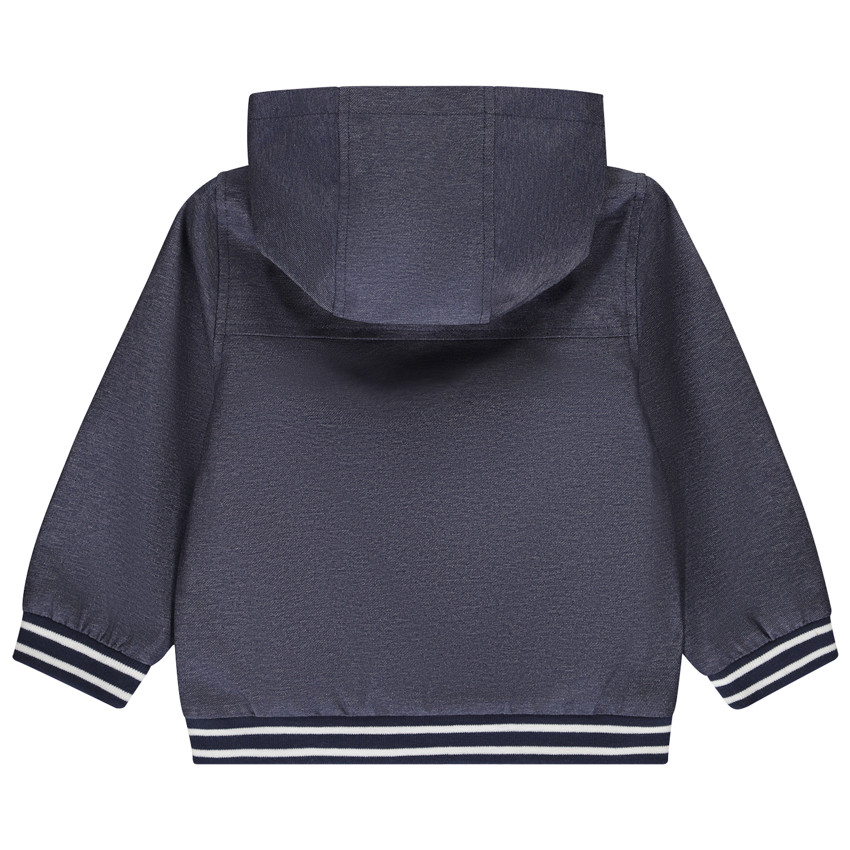 Coupe-vent en toile uni avec capuche pour garçon  