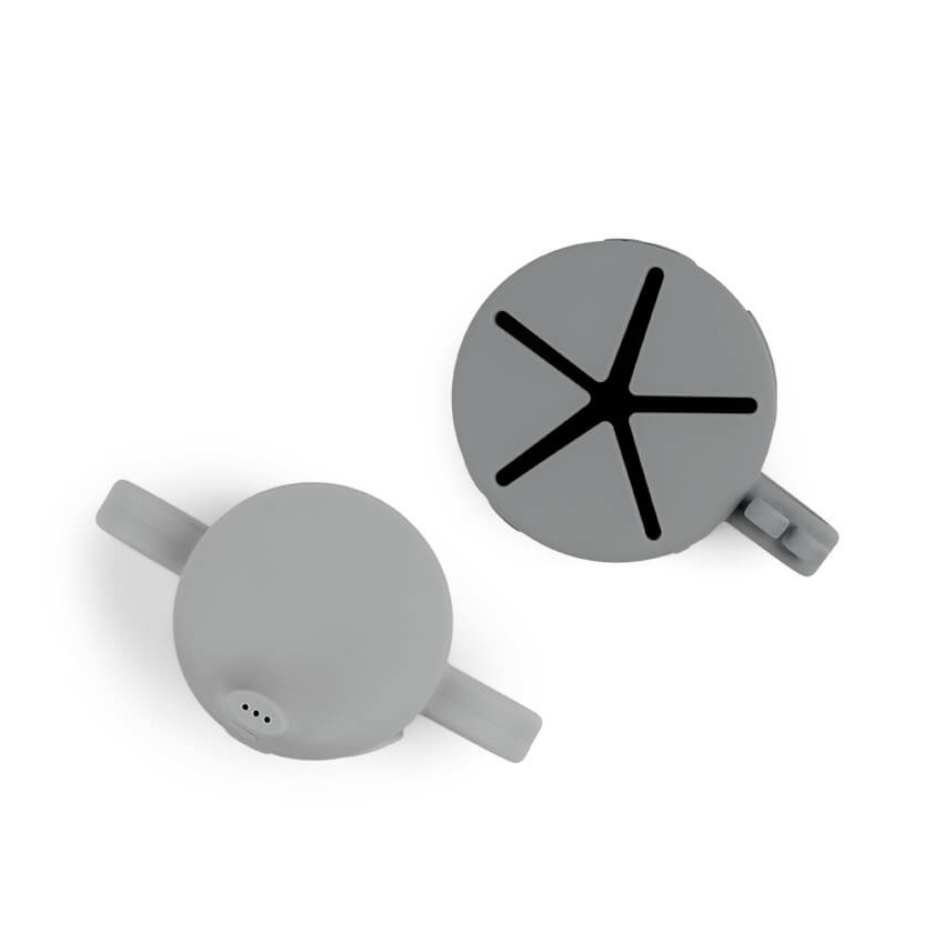 Lot de 2 tasses en silicone Deer Friends - Gris 