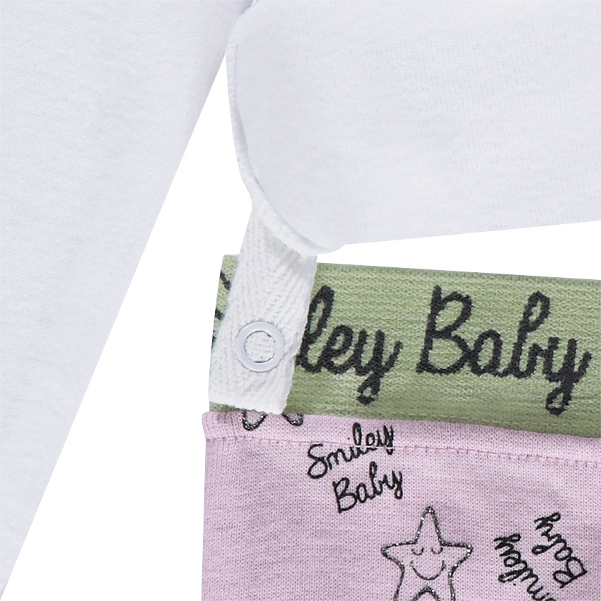 Pyjama en jersey avec print Smiley et pantalon imprimé all-over 