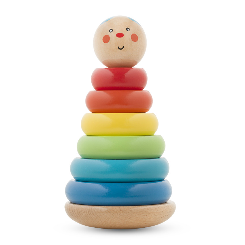 Tour d'éveil en bois Nounours - Multicolore 