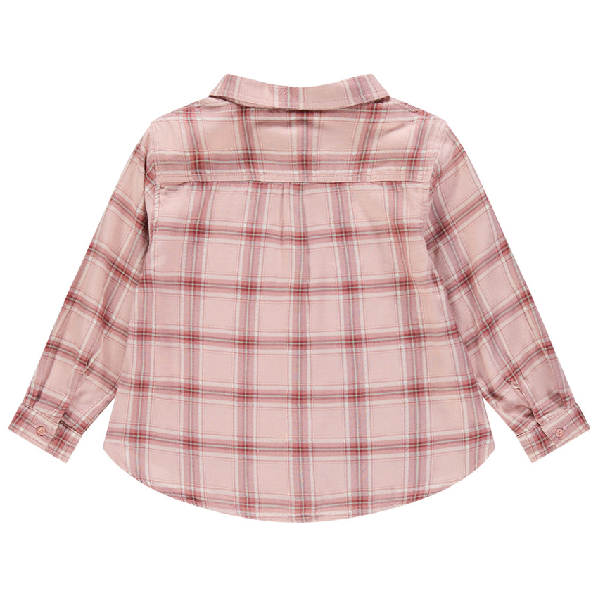 Chemise manches longues à carreaux 