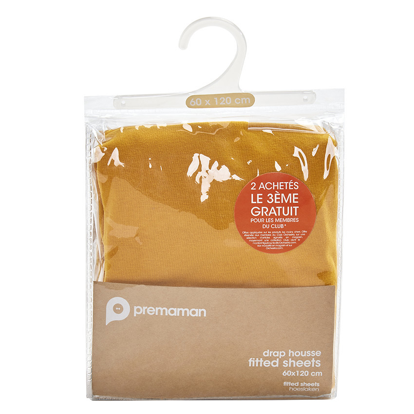 Drap housse en jersey 70 x 140 cm 