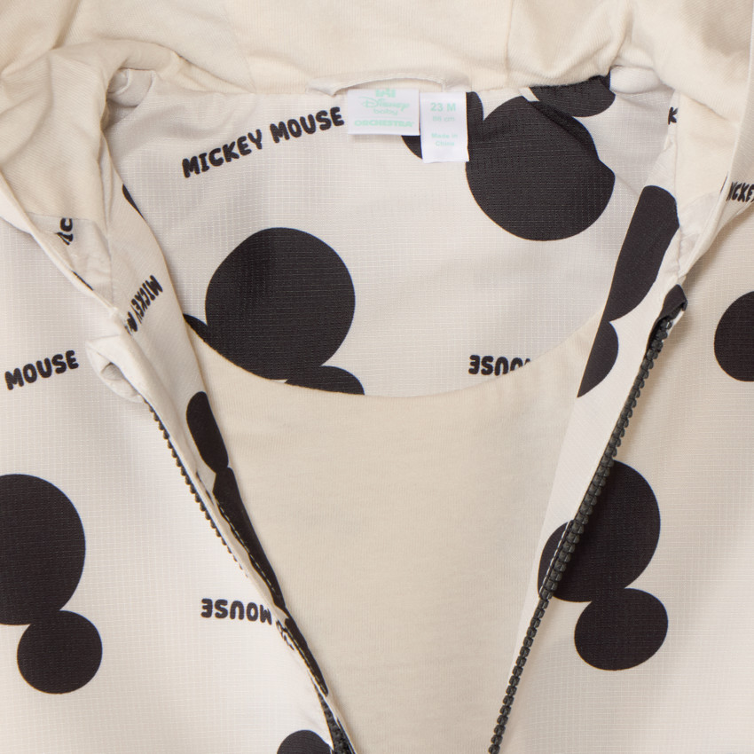 Coupe-vent imperméable doublé jersey Mickey Disney pour bébé garçon 