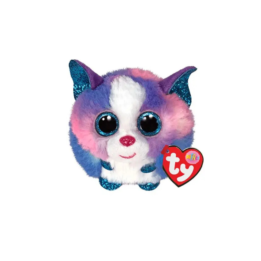Petite peluche Puffies - Cleo le chien Main Petite peluche Puffies - Cleo le chien