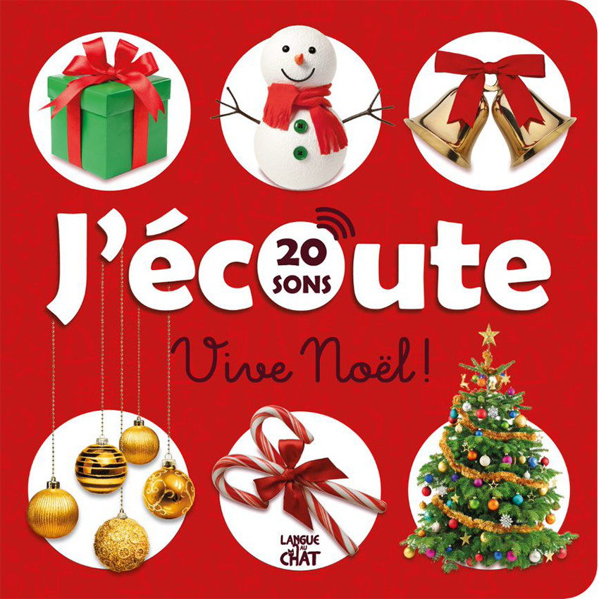 Livre imagier J'écoute vive Noël Main Livre imagier J'écoute vive Noël