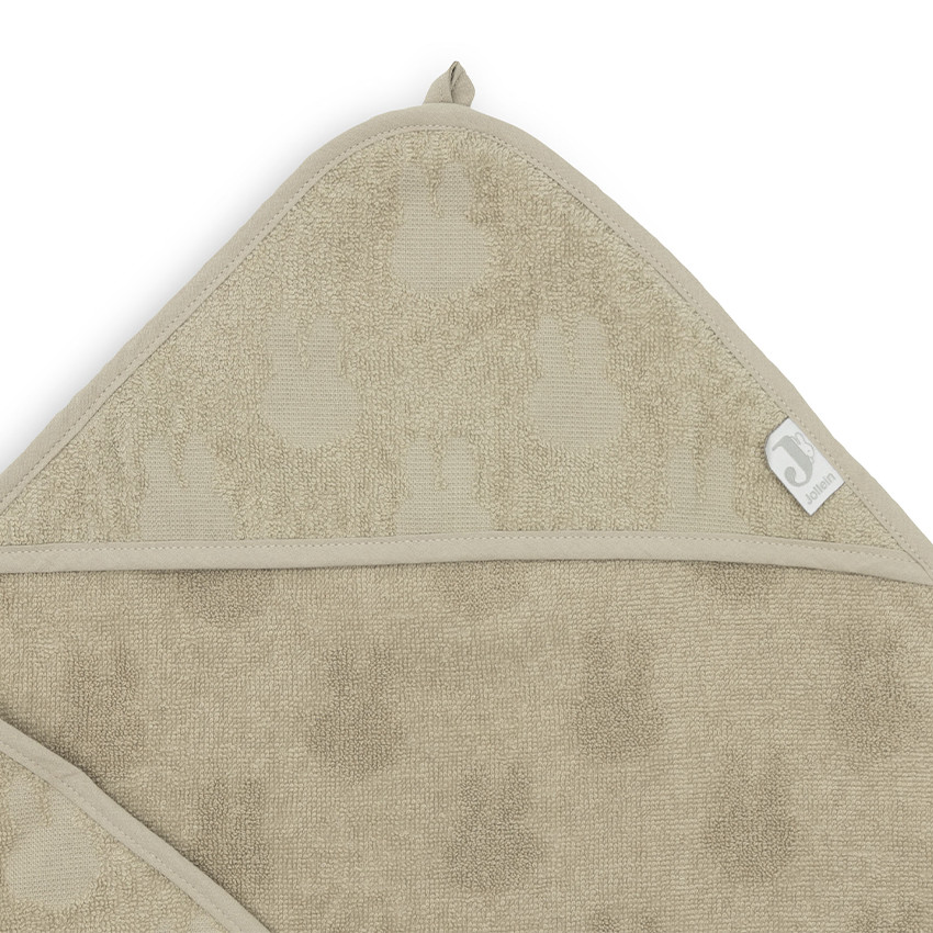 Cape de bain éponge en jacquard Miffy olive green 