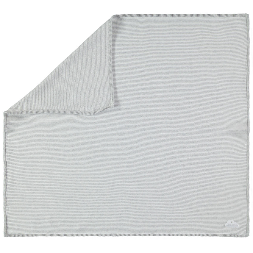 Couverture unie en coton bio 