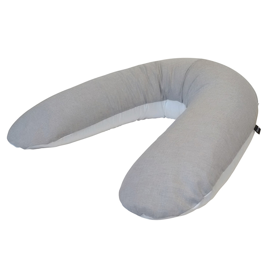 Coussin d'allaitement - Chambray beige 