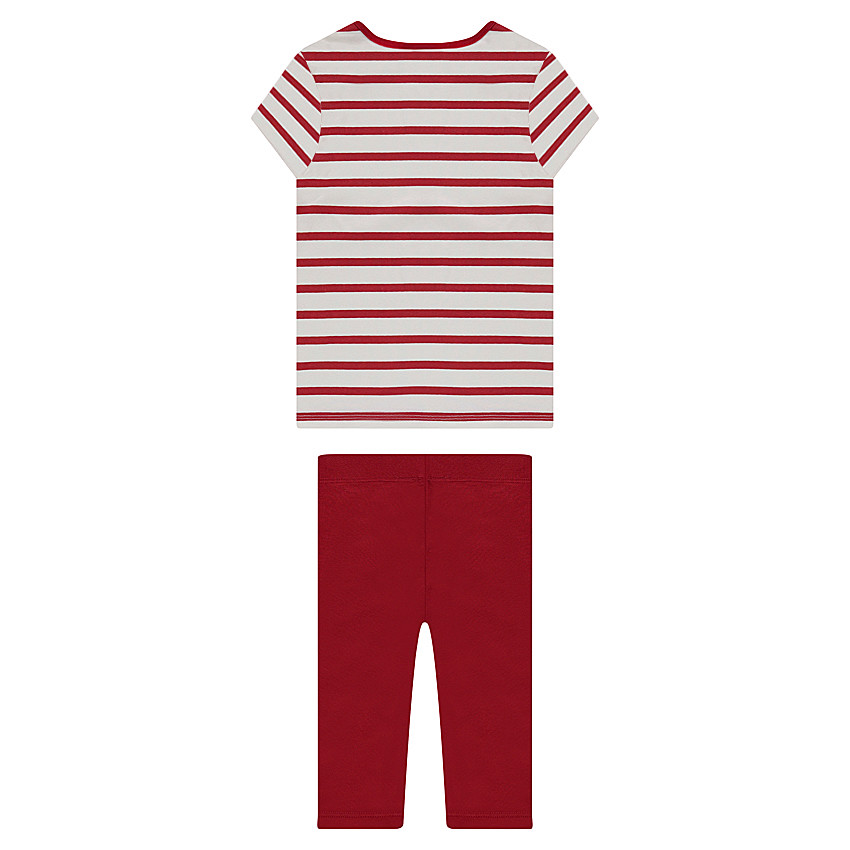 Ensemble avec tee-shirt rayé print Disney Minnie avec legging en jersey 