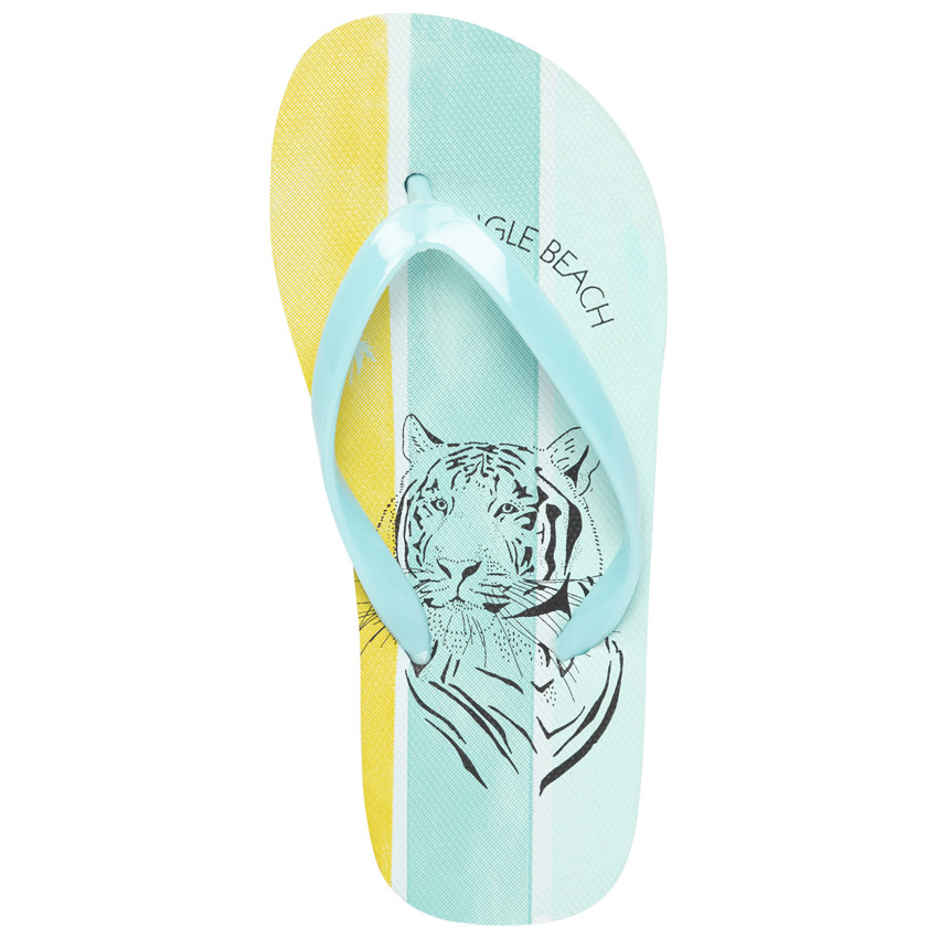 Tongs print tigre pour garçon avec lanière selon l'âge 