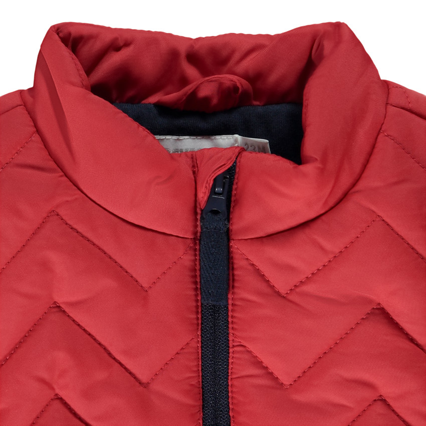 Doudoune sans manches matelassée zigzags pour bébé garçon 