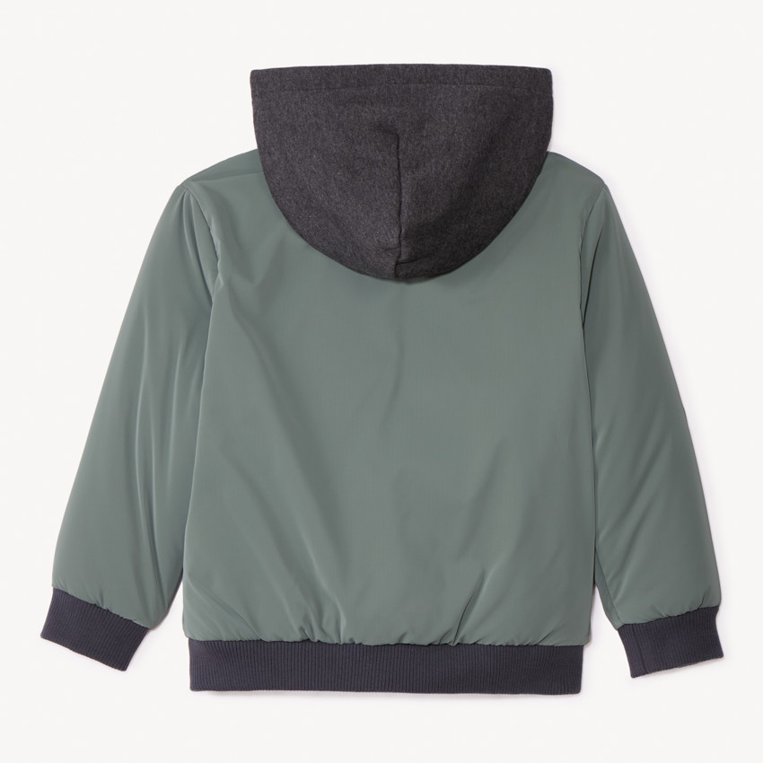 Blouson aviateur avec capuche molleton pour garçon 