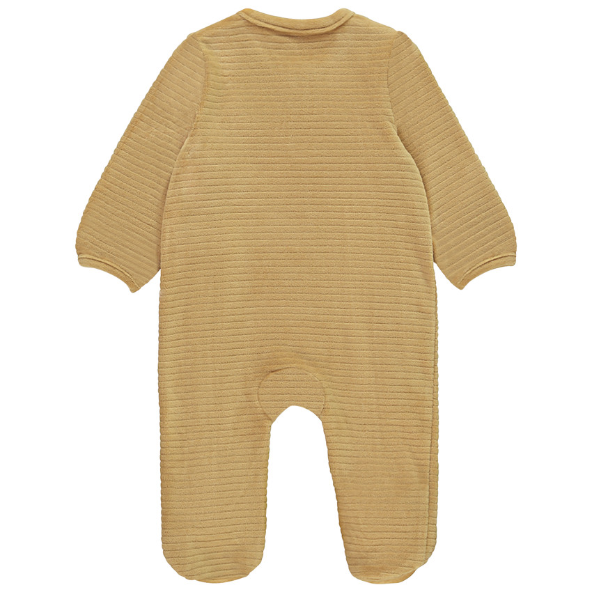 Dors-bien ludique en velours motif tigre pour bébé garçon 