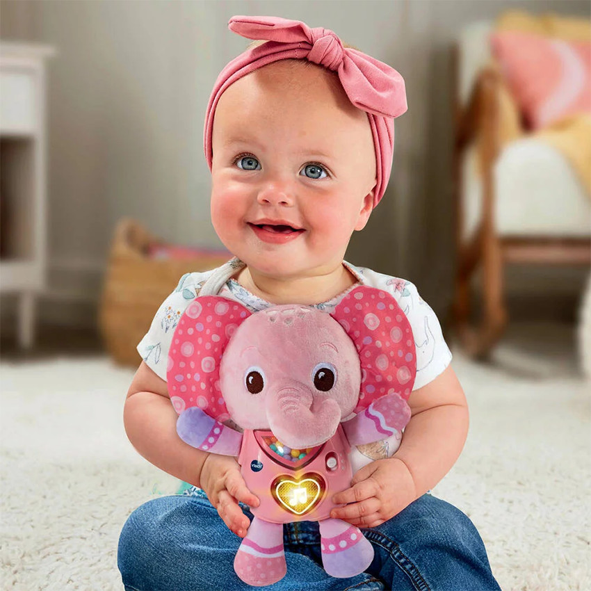Peluche d'activité Lumi Chant'éléphanteau  