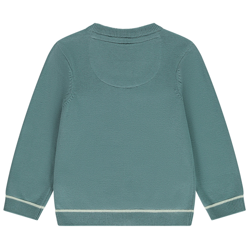 Gilet col V en tricot pour bébé garçon 