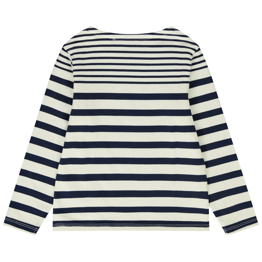 Marinière manches longues patch palmiers pour garçon 