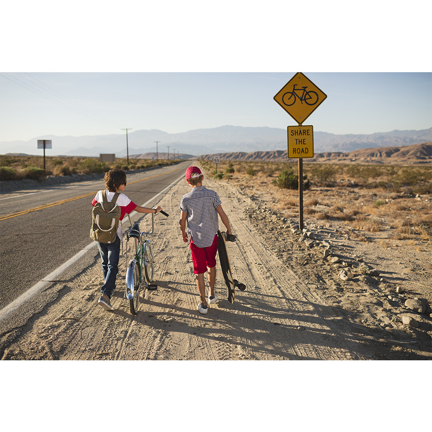 Junior - Chemise manches courtes en vichy 