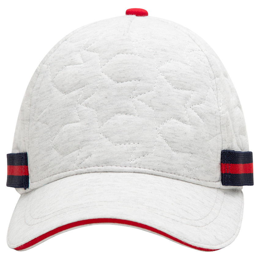 Casquette en molleton à étoiles en relief et bande contrastée 