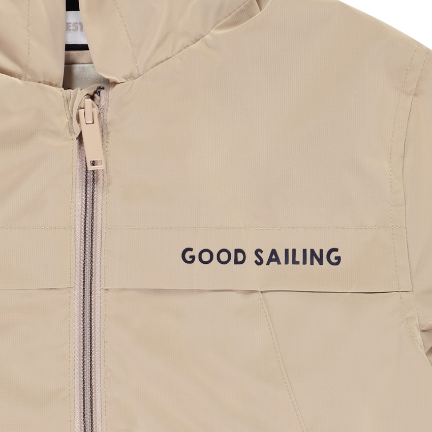 Coupe-vent uni en ripstop doublé pour garçon 