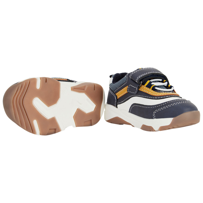 Baskets de sport à empiècements contrastés pour bébé garçon 